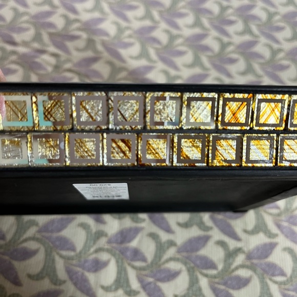 Moroccan Small Tray - Shiny Glass Like , Rectangular with Square Shapes - Picture 3 of 10